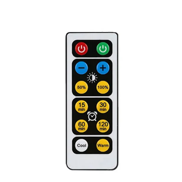Only 1pcs controller Двойной белый светильник под шкаф, беспроводной, с регулируемой яркостью, сенсорный датчик, светодиодный светильник с питанием от батареи, пульт дистанционного управления для кухни, лестничного шкафа - Цвет: Only 1pcs controller
