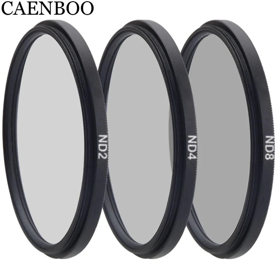 

CAENBOO Camera Filter Neutral Density Circular ND2 4 8 37 40.5 43 46 49 52 55 58 62 67 72 77 82mm For Canon Nikon Sony DSRL Lens