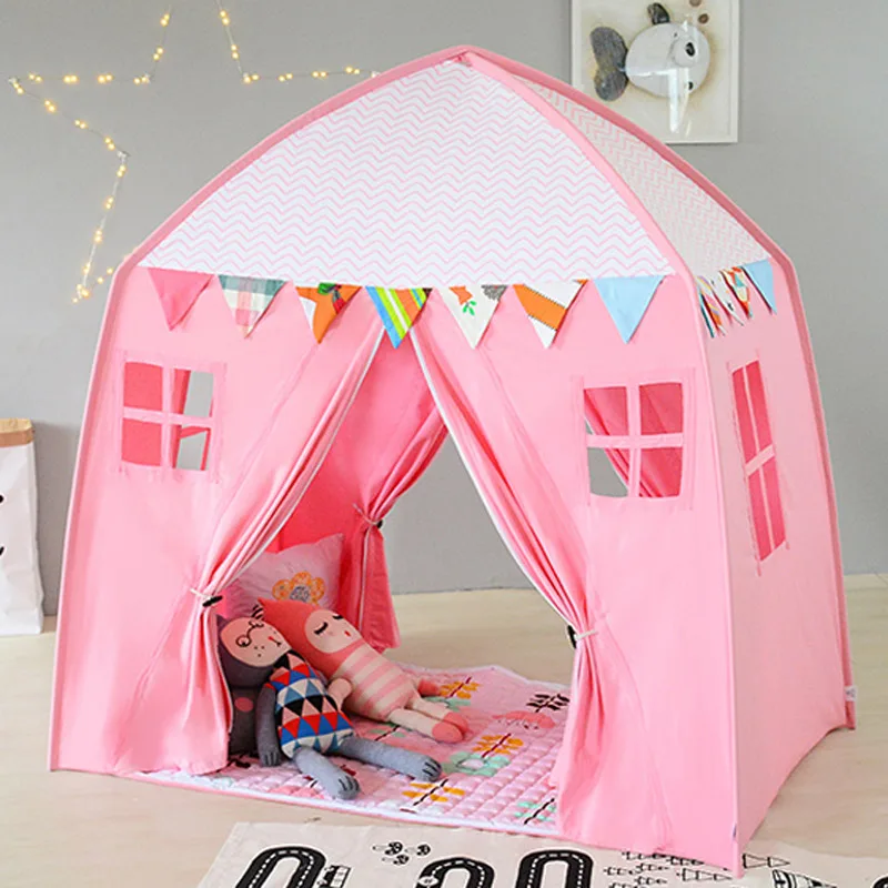 Игровой домик для детской комнаты большая просторная детская вигвам переносной