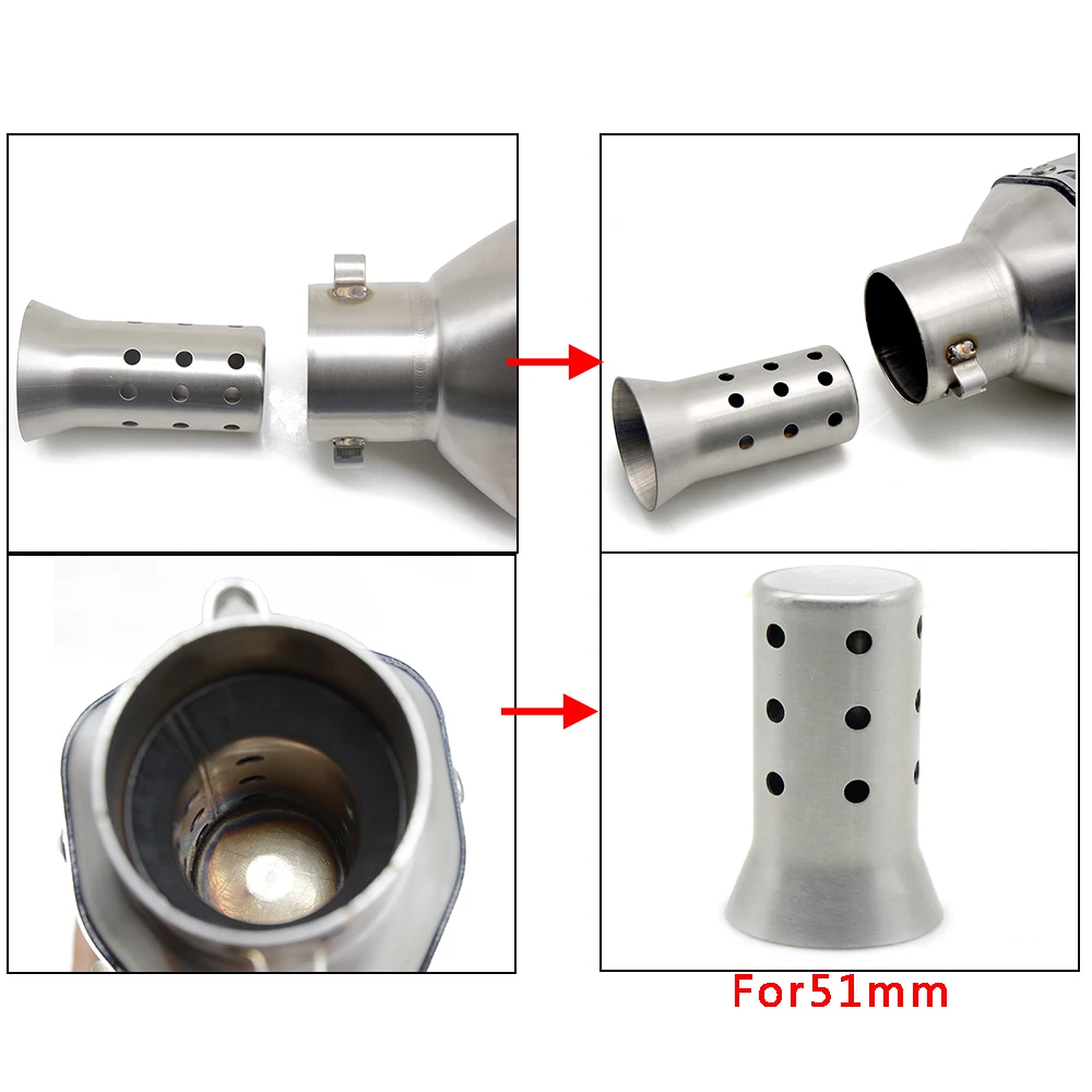 Выхлопная система выхлопная труба и глушитель в сборе дБ для Honda YAMAHA Kawasaki Suzuki BMW