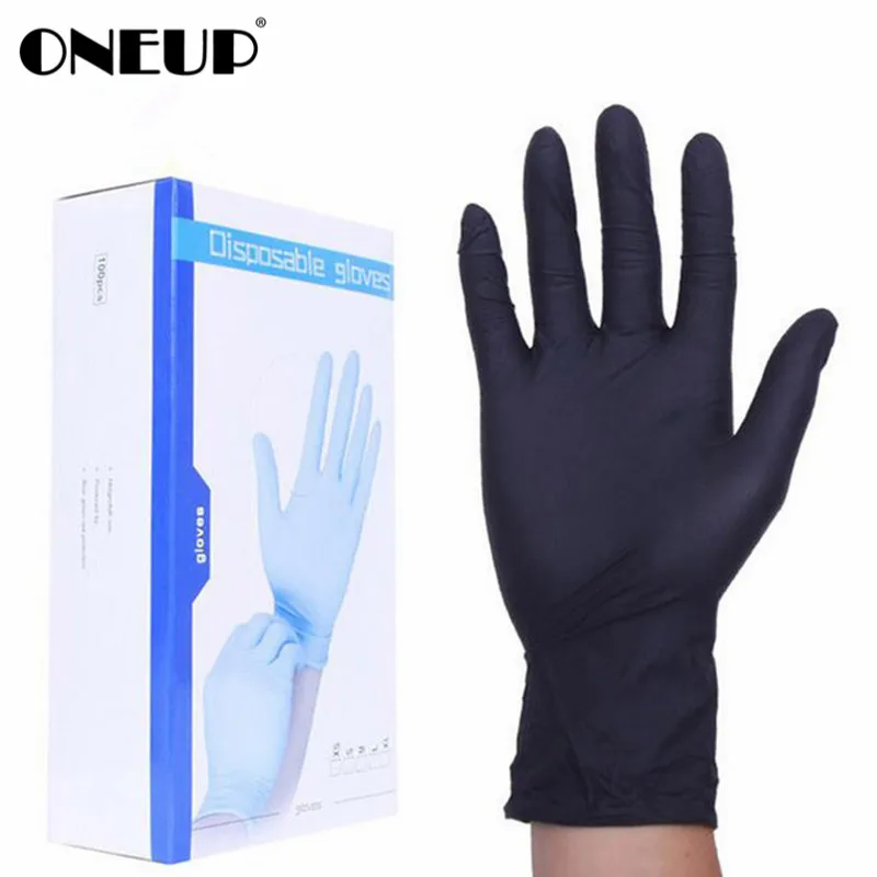 100 шт. одноразовые латексные перчатки для сада|food gloves|disposable gloveslatex cleaning gloves |