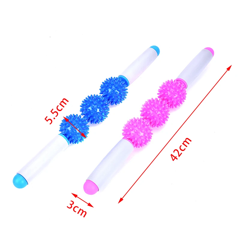 Тренажерный зал массажный ролик для мышц палка Для Йоги массаж тела расслабиться