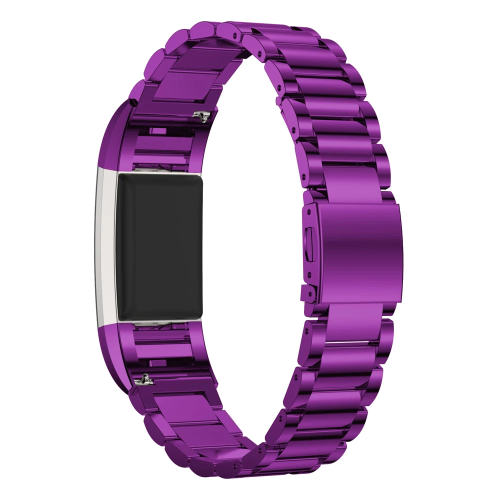 ZENHEO ремешок для часов FitBit Charge 2 Смарт часы ремешок браслет из нержавеющей стали сменный ремешок для наручных часов браслет для женщин/мужчин