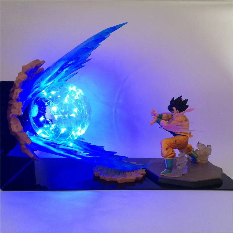 Dragon Ball Z Super Goku Vegeta Gogeta лампа с экшн-фигурками Ultra Instinct DIY аниме модель для спальни декоративный ночной Светильник подарки