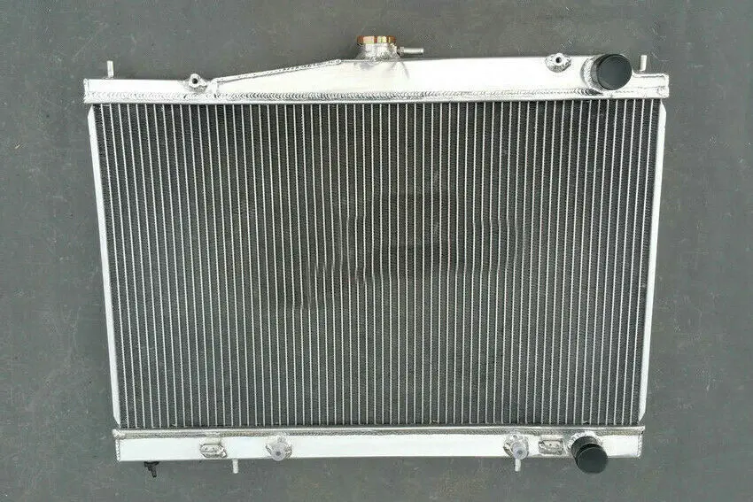 NEW Aluminum Radiator &amp fan for Nissan Pintara SKYLINE R33 R34 GT GTT GTR 1993-2003 AT/MT with sensor hole | Автомобили и
