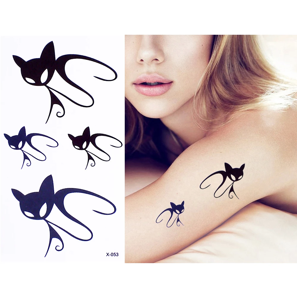 1 шт. временная татуировка на шею и грудь|tattoo sticker|tattoo neckdolphin tattoo |