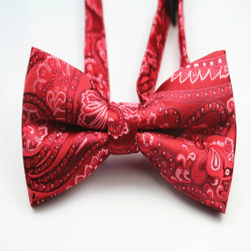 Модный формальный коммерческий галстук-бабочка бизнес полиэстер жаккард