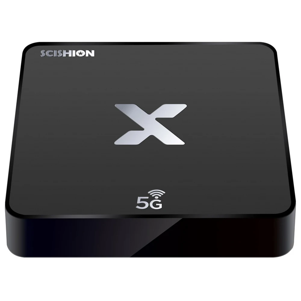 SCISHION модель X 4 К Smart ТВ Box Android 8 1 Rockchip3229 коробке 2 ГБ 16 5 г Wi Fi 100 Мбит H.265