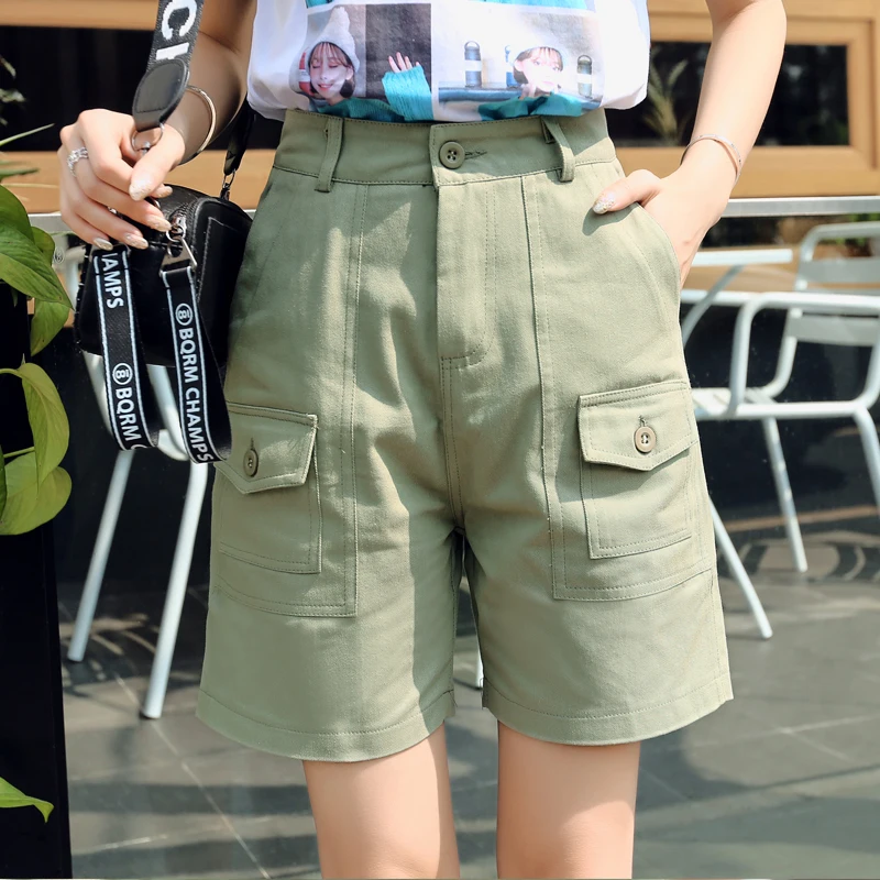 Женская реальная женская летняя новая Корейская версия свободные шорты для