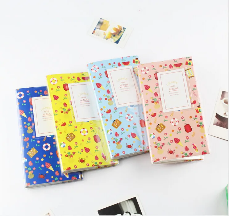 84 кармана Fujifilm Instax минипленки Instax Mini 8 7 s 70 25 50 s 90 имя карты прекрасный корейский стиль фото бумага альбом подарок