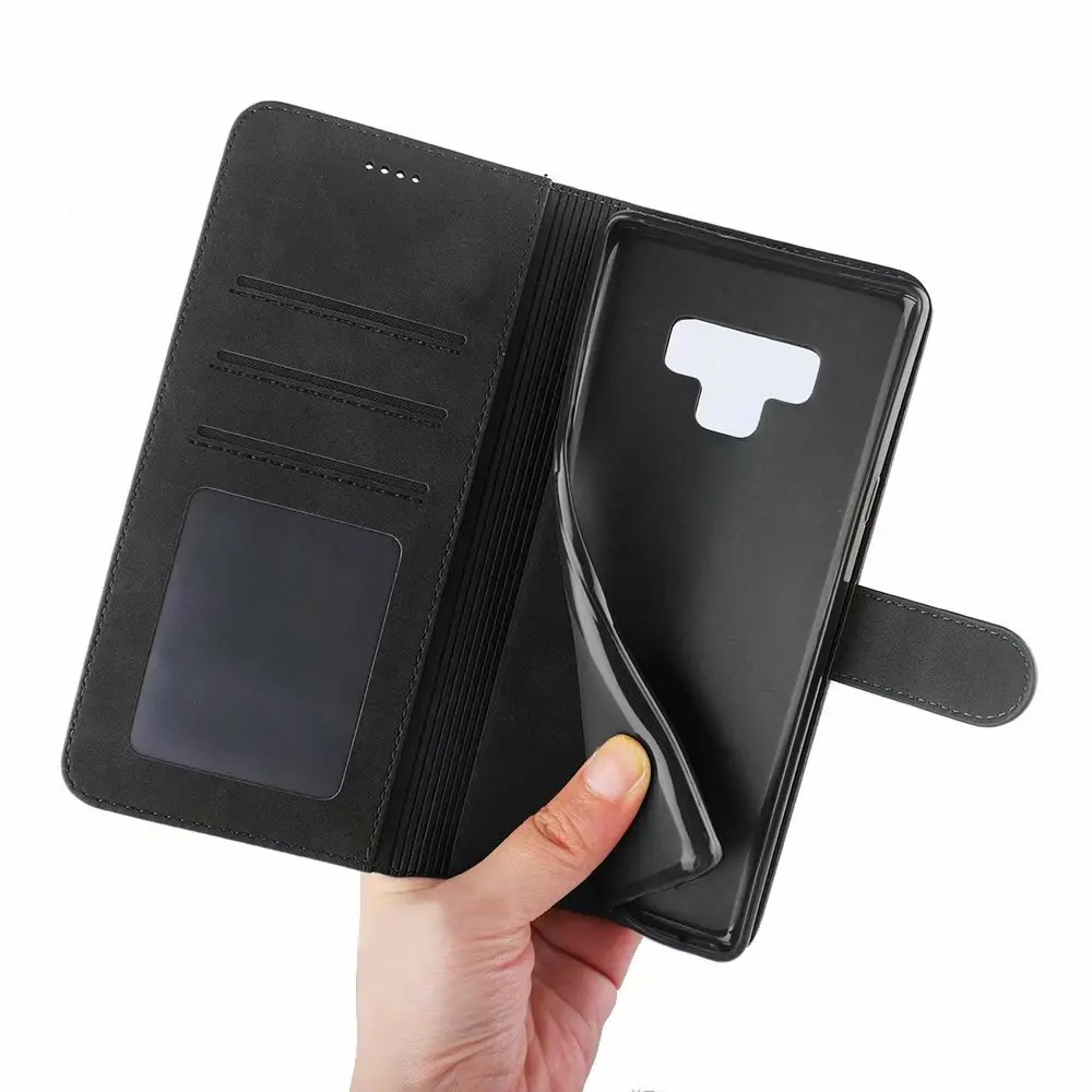 Кожаный чехол-книжка для samsung Samsun Galaxy Note 9, 8, Note8, с подставкой, чехол для телефона etui caso, чехол для S9, S8, S, 9 Plus, чехол