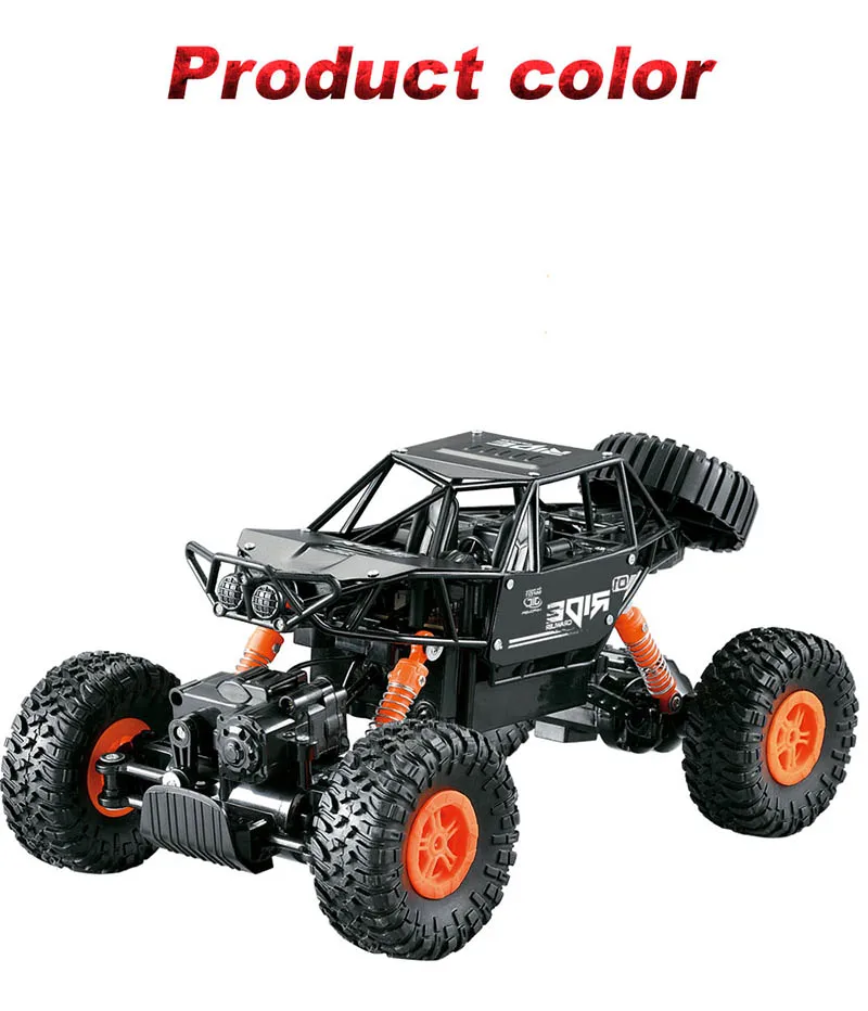 Сплав 2,4G rc автомобиль 1/16 10 км/ч внедорожный привод Bigfoot автомобили электрические четырехколесные скалолазание двойные двигатели автомобиль игрушки автомобиль для подарка