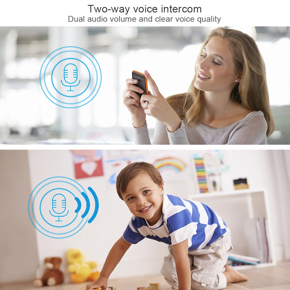 4 шт. GRANEYWELL Беспроводной IP Камера Видеоняни и радионяни Bluetooth WI-FI P2P обнаружения