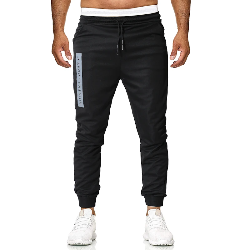 E Мужские Slim Fit костюм Спортивная узкие спортивные штаны для бега тренировочные штаны брюки для девочек - Цвет: E