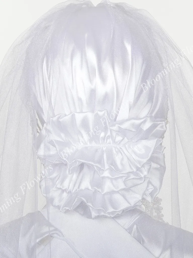 Роскошный мусульманский Свадебный хиджаб 2019 кружевная вуаль химар