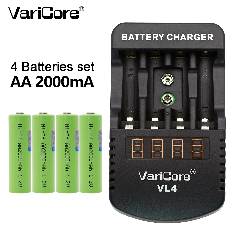 

Никель-металлогидридные аккумуляторы VariCore AA, 2000 мАч, 1,2 в, для роботов-игрушек с дистанционным управлением, медицинское оборудование, Продук...