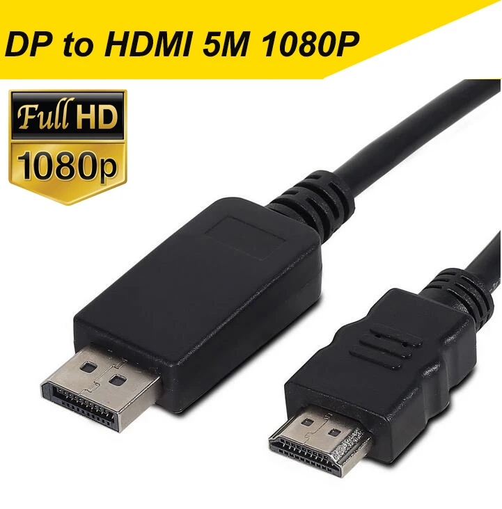 Кабель HDTV 4K Displayport DP HDMI 5 м 15 футов 1080P|adapter 3.5mm|cable designcable hdmi adapter |