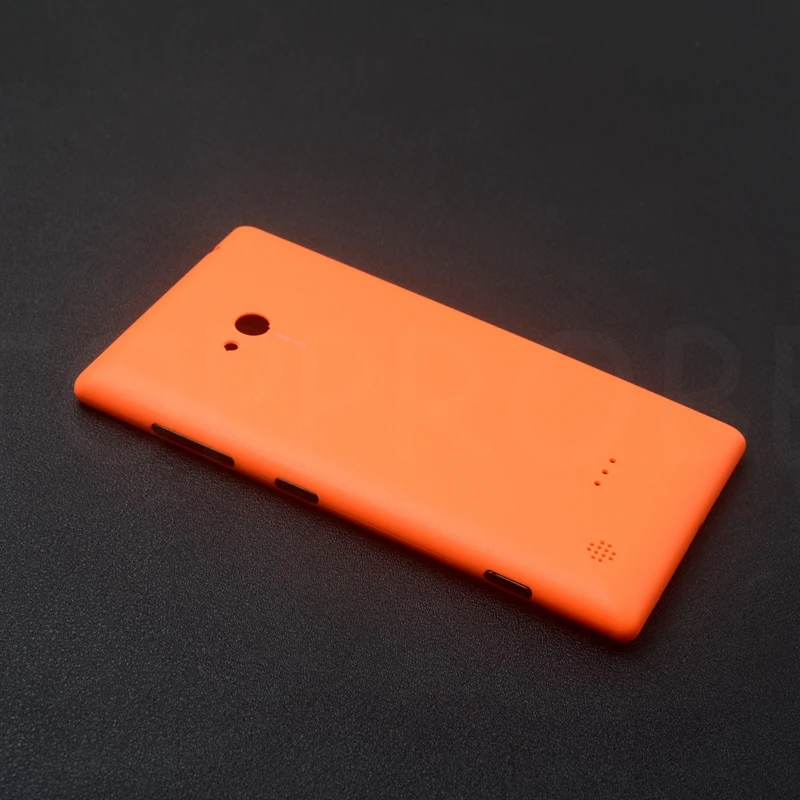 Оригинальная задняя крышка на батарейке для nokia 720, задняя крышка для Microsof lumia nokia 720, задняя крышка, чехол на заднюю панель с 1х пленкой - Цвет: Orange