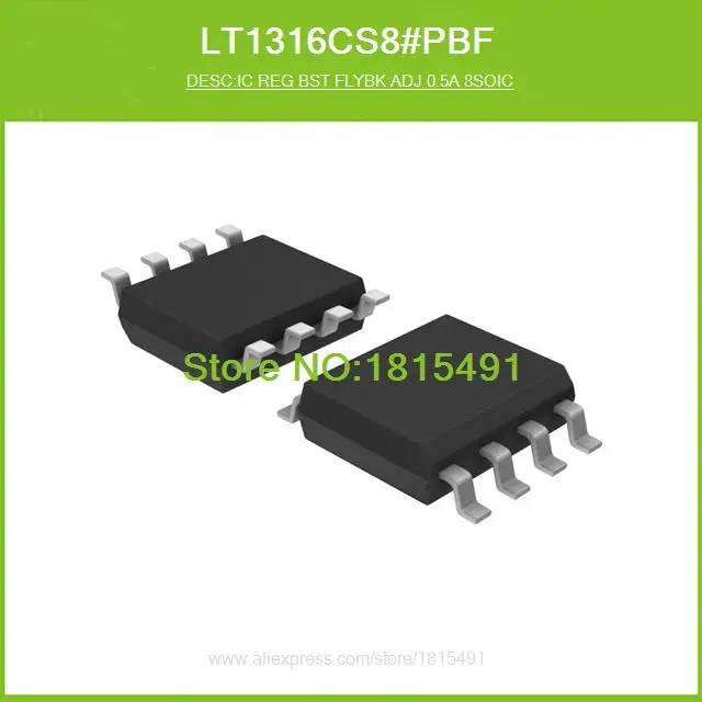 Бесплатная доставка LT1316CS8 # pbf IC REG BST FLYBK ADJ 0.5A 8SOIC 1316 LT1316 8-SOIC 10 шт. | Электронные