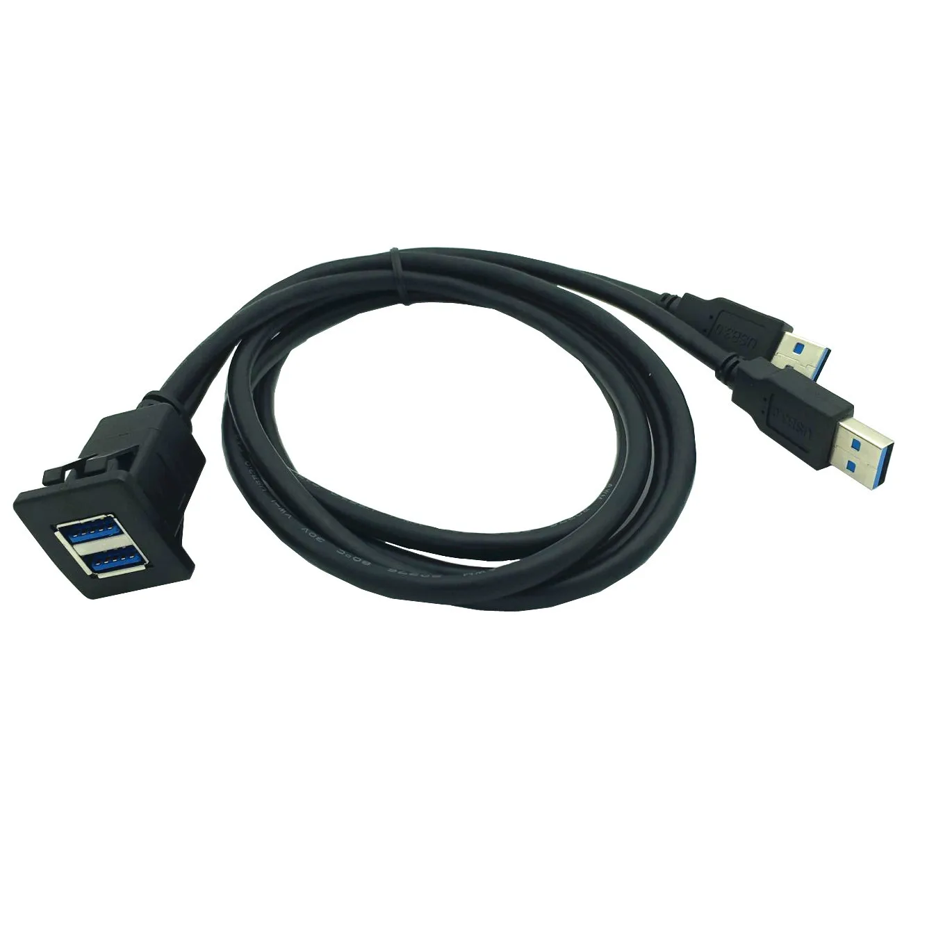 Двухпортовый USB3.0 водонепроницаемый линия приборной панели автомобиля аудио