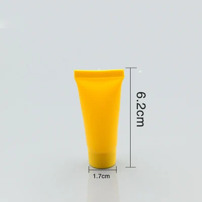 

10ml yellow mildy wash soft tube Cosmetic Containers Cream Lotion Empty Tubes butter hand cream tube