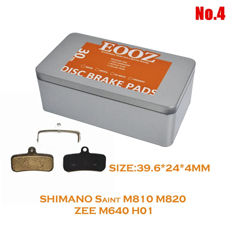 4 Saint Zee 30PRS MTB велосипедная колодка для гидравлического тормоза для shimano sram avid magura formula hayes zoom. Специально для любителей велоспорта EOOZ - Цвет: 4 Saint Zee
