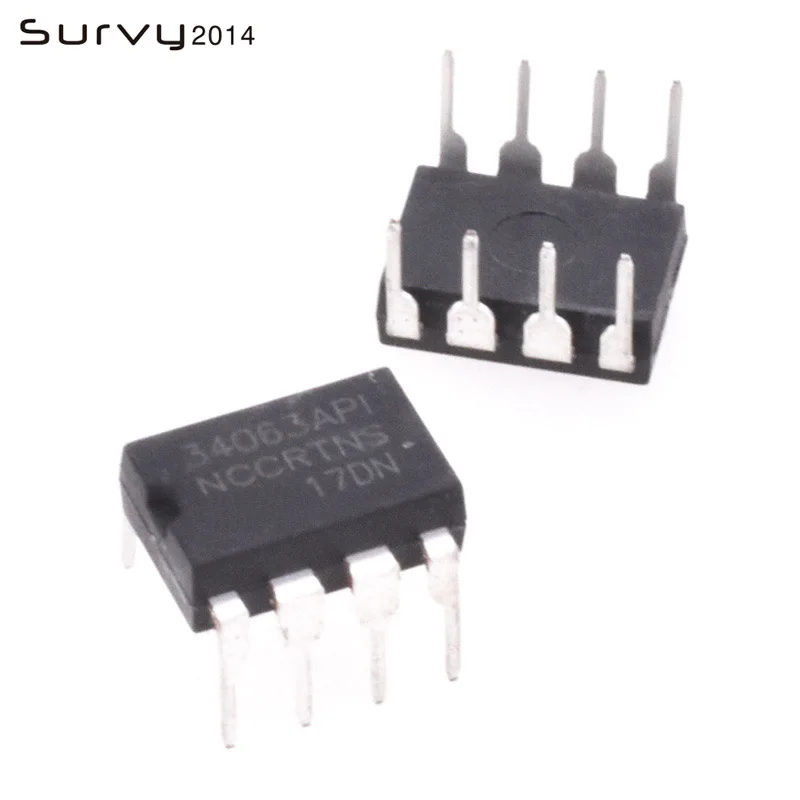 10 шт. MC34063API DIP8 MC34063AP1 DIP MC34063 34063API DIP-8 Новый IC | Электронные компоненты и