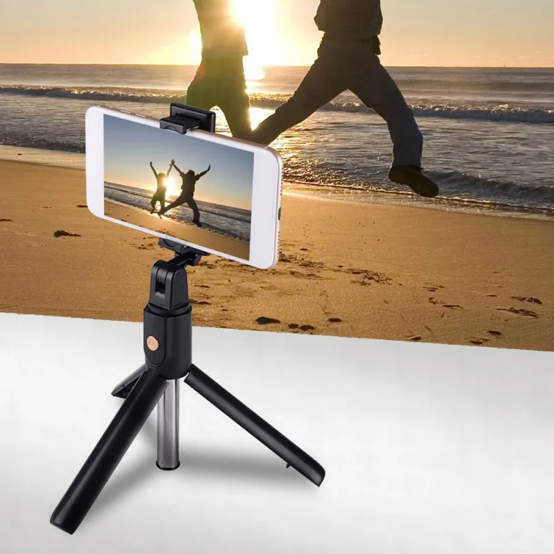 Bluetooth селфи палка Выдвижная для штатив с беспроводным пультом дистанционного