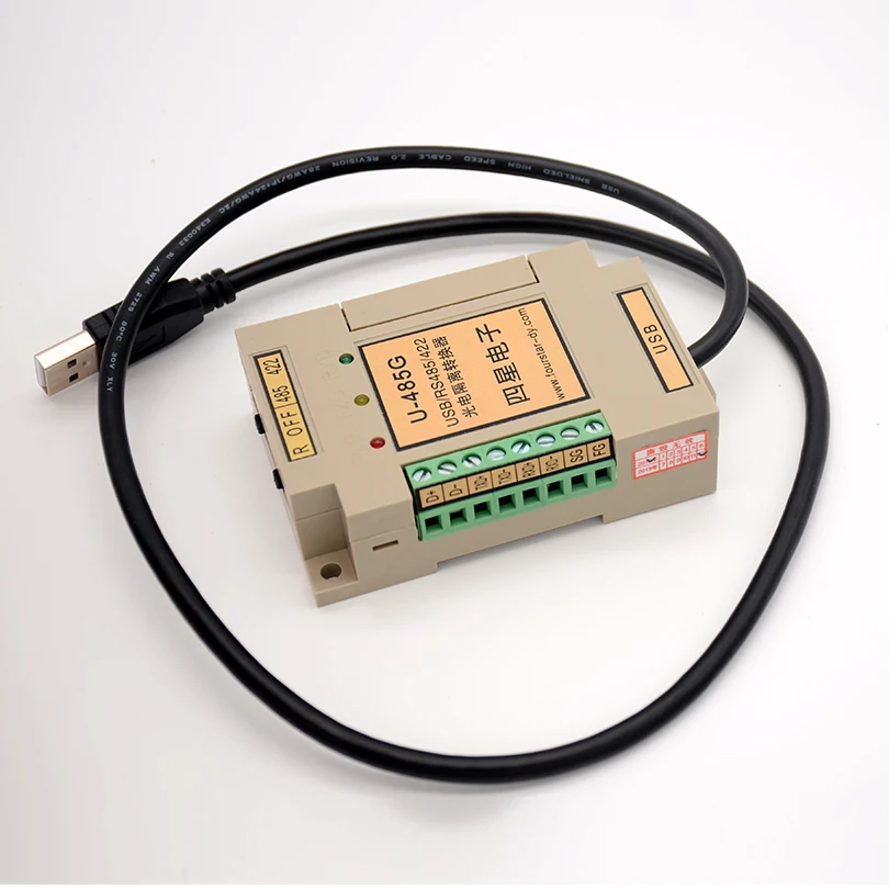 USB к RS485/422 оптический изоляционный преобразователь полный дуплекс