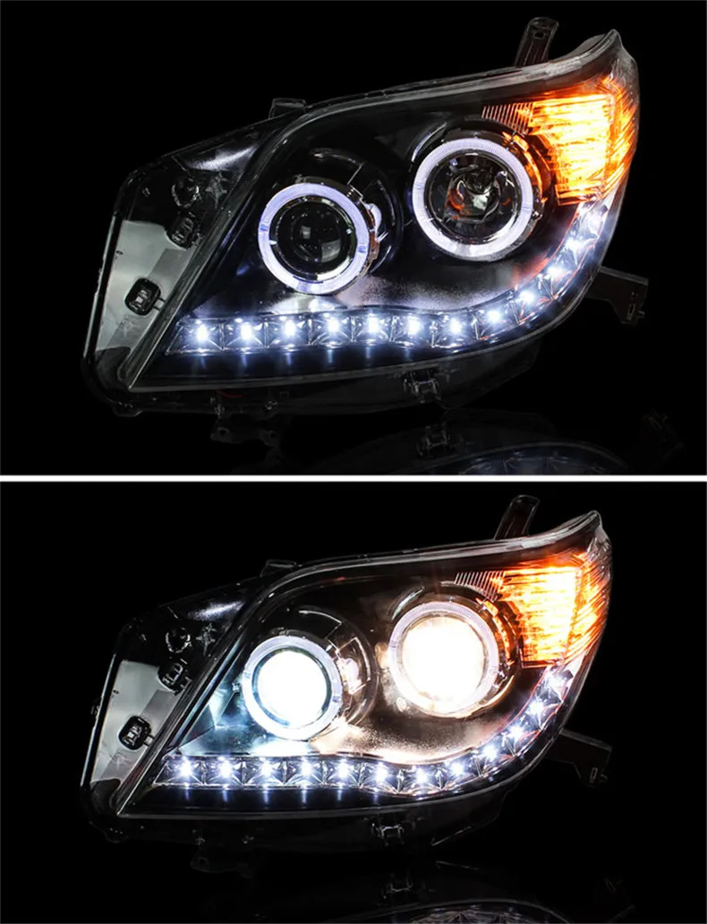 Ownsun светодиодный проектор с орлиным глазом DRLs HID Bi-Xenon для Toyota Prado 2010-2013