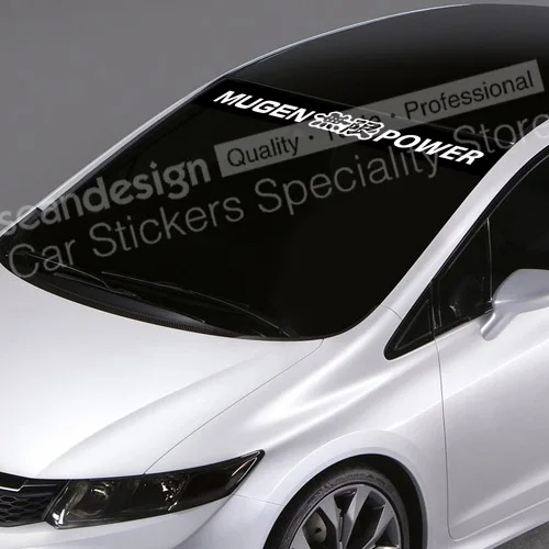 Наклейка на лобовое стекло для Honda Mugen Power Type A NSX FIT Accord S2000 CIVIC|for honda|windshield stickersstickers
