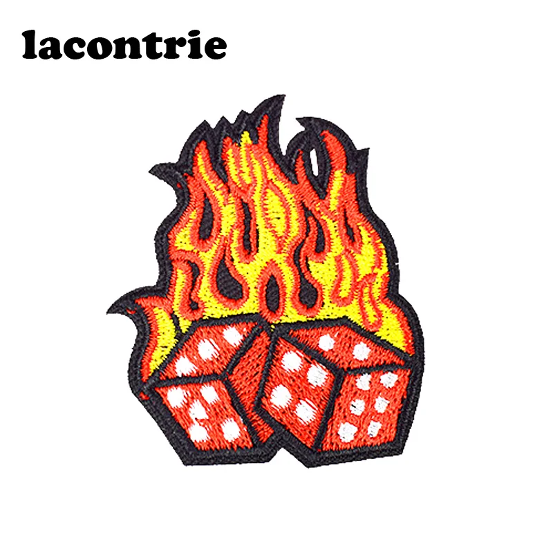 5 шт. патчи с вышивкой в виде игральных костей|fashion patches|patches fashionpatches for clothing iron |