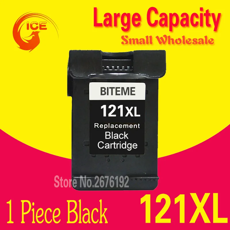 121 121XL черный картридж для HP HP121 F4283 F2483 F2493 F4275 D1660 D1663 D2500 D2560 Ip121|cartridge for hp|compatible
