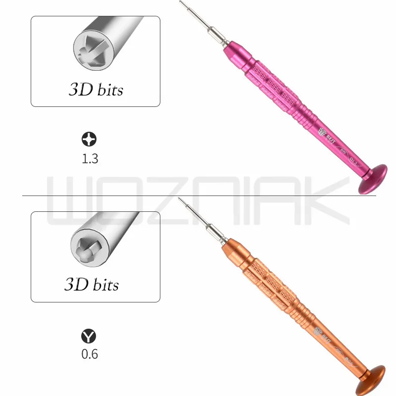 BST-899 противоскользящие высокоточные магнитные 3D отвертки биты Philips Pentalobe Y выпуклый Крест для iPhone samsung huawei