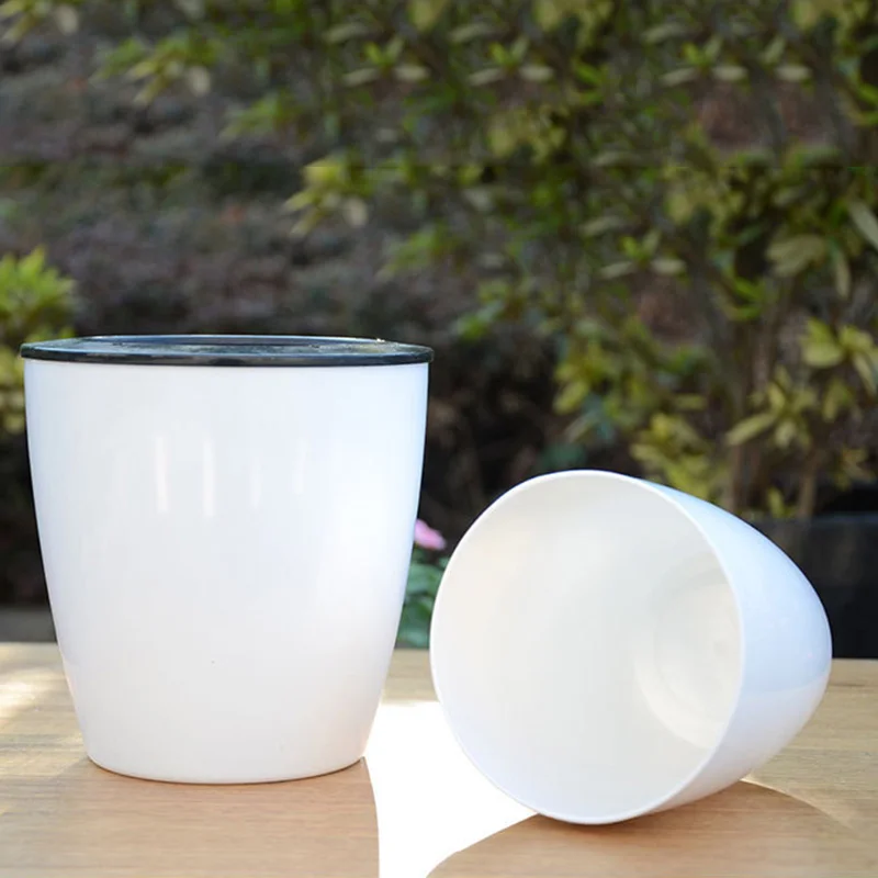Офисный цветочный горшок для хранения пластиковых самополиваемых напольных