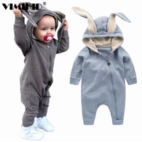 vimikid the new 2017 autumn baby climb clothes cute baby rabbit ear jumpsuits a undertakes to