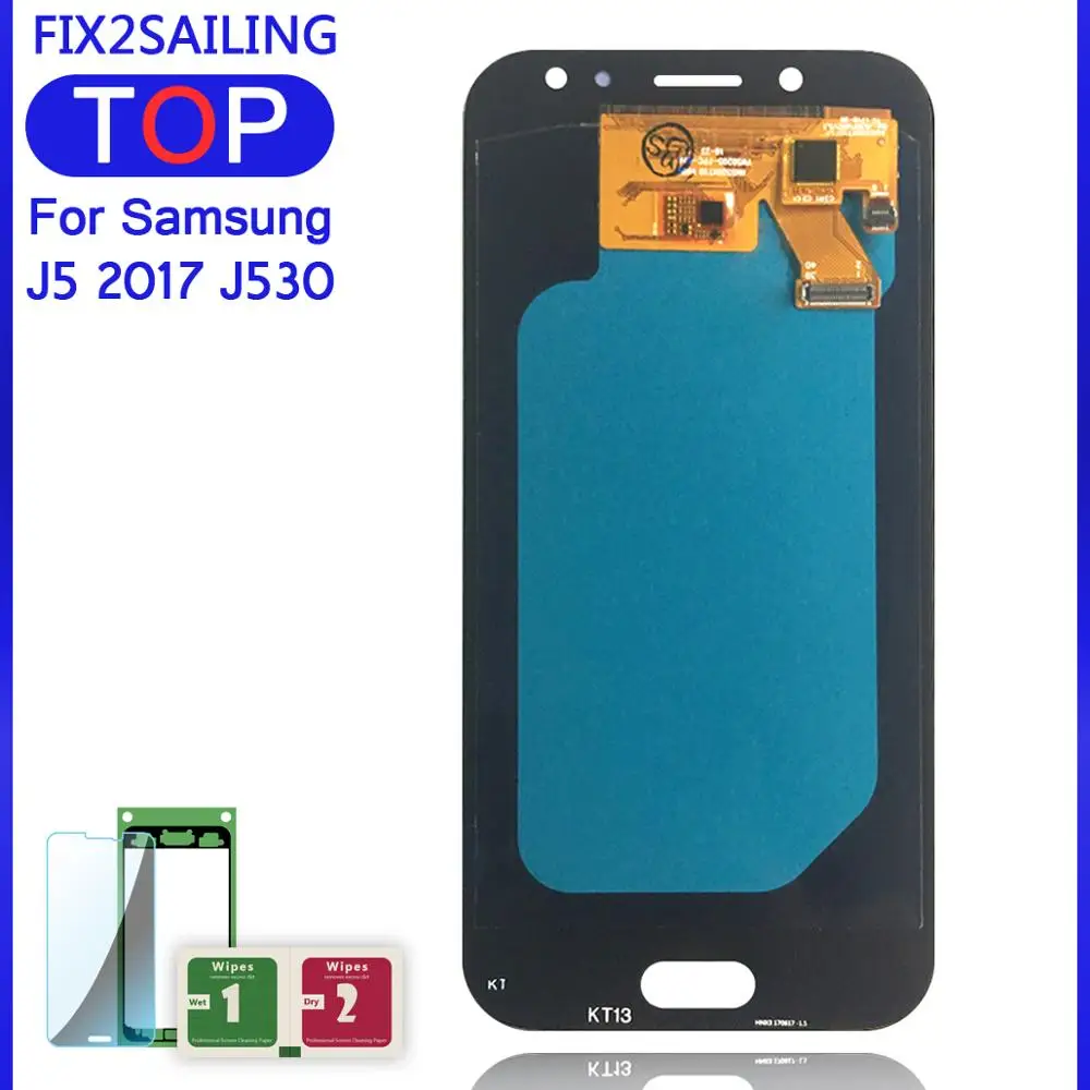 ЖК дисплей для Samsung Galaxy J5 2017 J530 SM J530F 100% протестированный рабочий супер AMOLED