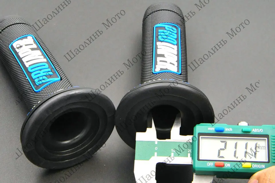 1 пара синий мотоцикл протейпер грязь велосипед ямы мотокросс 7/8 &quot руль