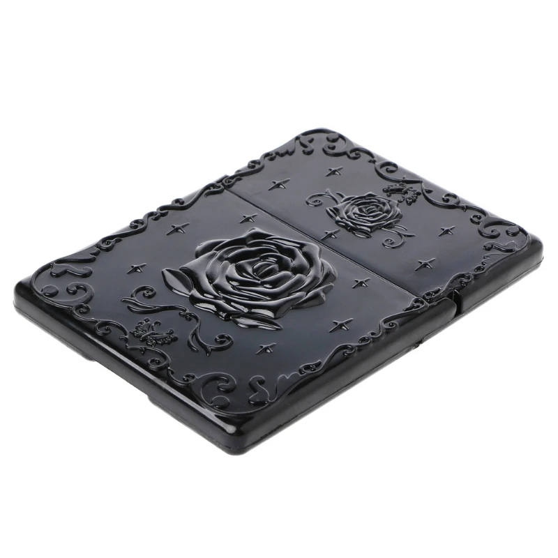 Hollow Outside Portable Mini Pocket Makeup Mirrors Double Folded-Side Vintage | Красота и здоровье