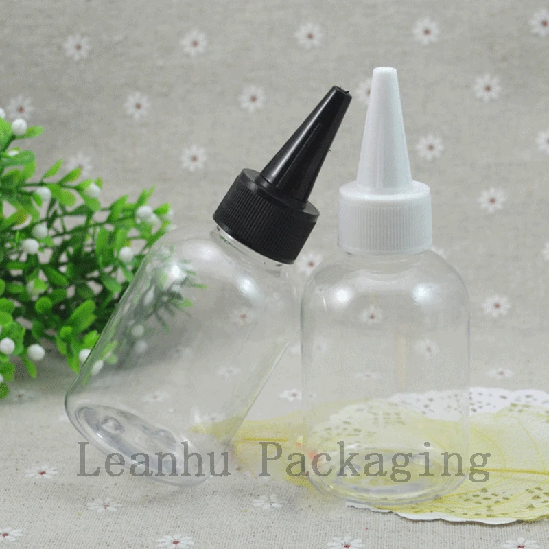 100 мл мини с белыми/коричневыми/прозрачными тремя видами цветных пластиковых