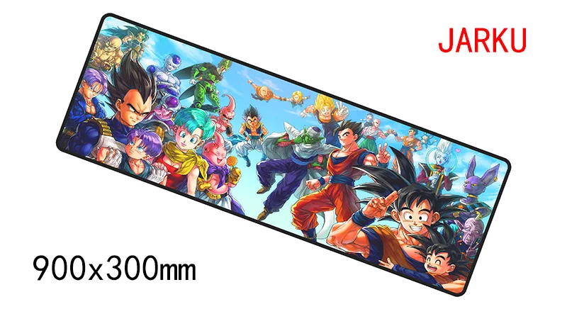 900x300x2 мм коврик для мыши Dragon Ball игровой коврик для мыши геймер Коврик для мыши высокого класса игровой компьютерный коврик для ноутбука игровой коврик - Цвет: Size 900x300x2mm