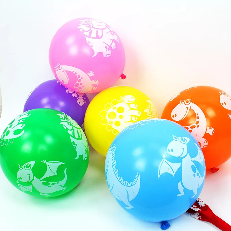 20 шт./лот 12 дюймов шары динозавра латексные воздушные для вечеринки детские