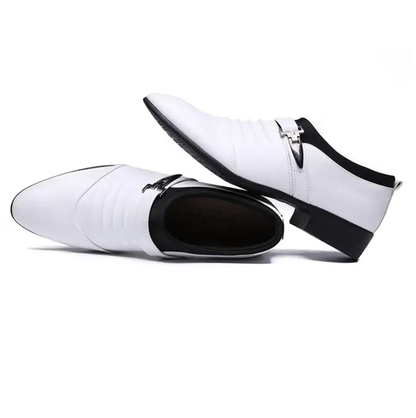 

CHAISHOU spring 2019 New Fashion man casual shoes leather breathable PU slip-on oxford shoes plus big size 38-48 CS-96