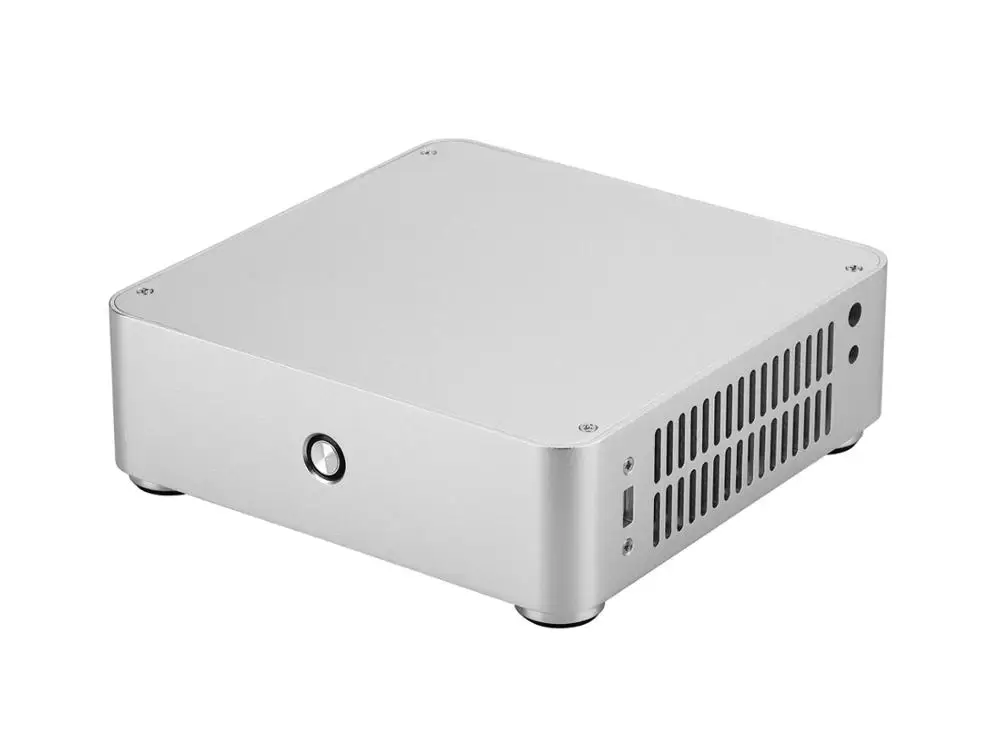 H60 mini ITX алюминиевый корпус HTPC 3 5 &quotHDD с поддержкой мини чехол питанием для Wi Fi COM PCI