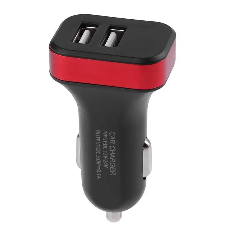 Авто прикуриватель 2.1A двойной Переходник USB для зарядки в машине со светодиодный индикатор напряжения тока детектор для телефона планшета универсальный