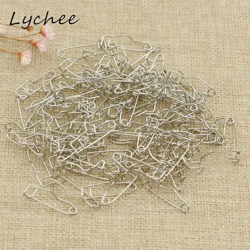 Lychee 100 шт. Новое поступление железные изогнутые безопасные булавки DIY ручной работы для шитья рукоделия булавки инструменты аксессуары - Цвет: 22mm
