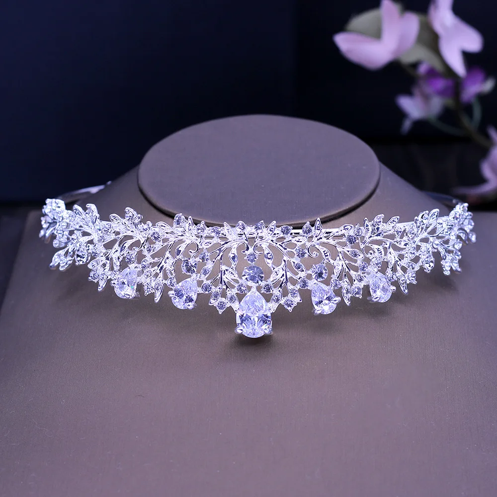 Lindo Espumante Prateado Cristal Big Festa показ Pageant Coroa Tiara Do Casamento De Noiva Acessorios Para o Cabelo|casamento tiara|coroa