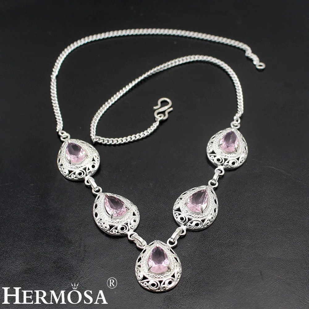 Choose Your Color Multi Stone TopazKunzite Peridot 925 Sterling Silver Chain Necklace Length 19.5 Inch TF254 Free Shipping | Украшения и