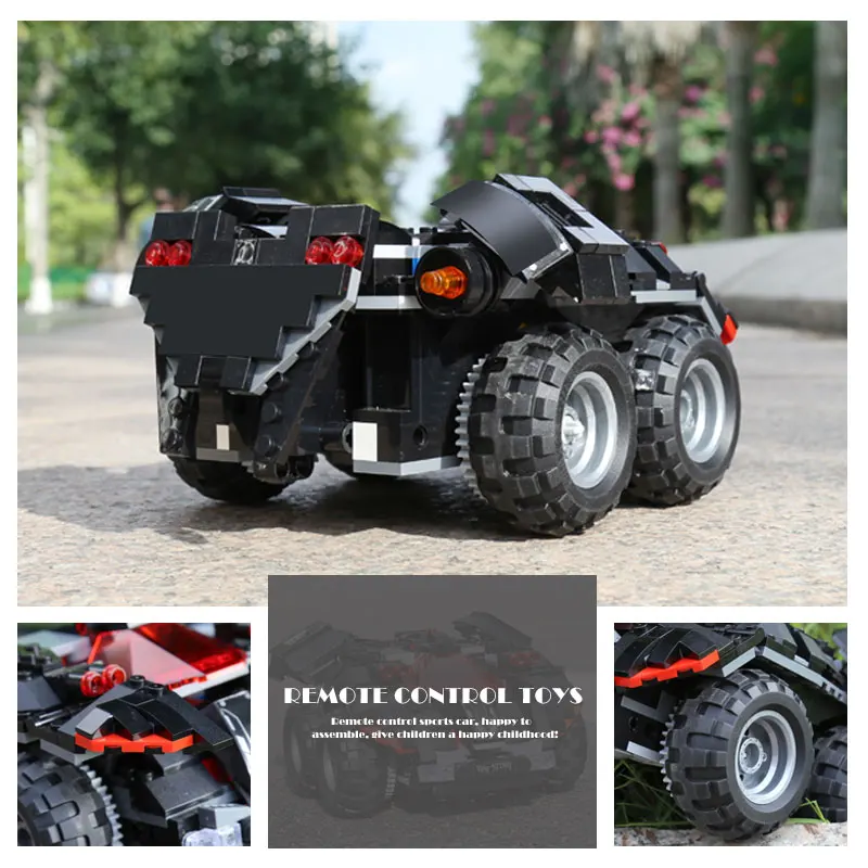 RC пульт дистанционного управления Batmobile совместимый LegoSet 76112 Technic DC Комикс Супер