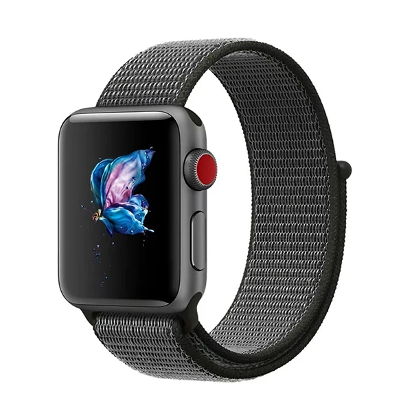 Тканый нейлоновый ремешок для iWatch Apple Watch 38 мм 40 мм 42 мм 44 мм серия 4 3 2 1 спортивный ремешок браслет